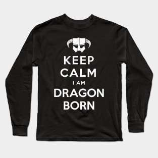 Keep Calm I Am Dragonborn Long Sleeve T-Shirt